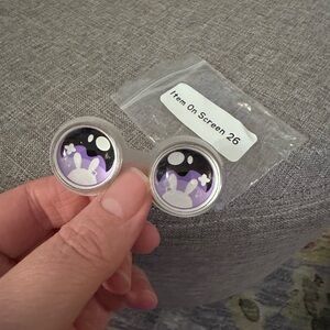 Purple Bunny custom Eyes for Baby Three 100%